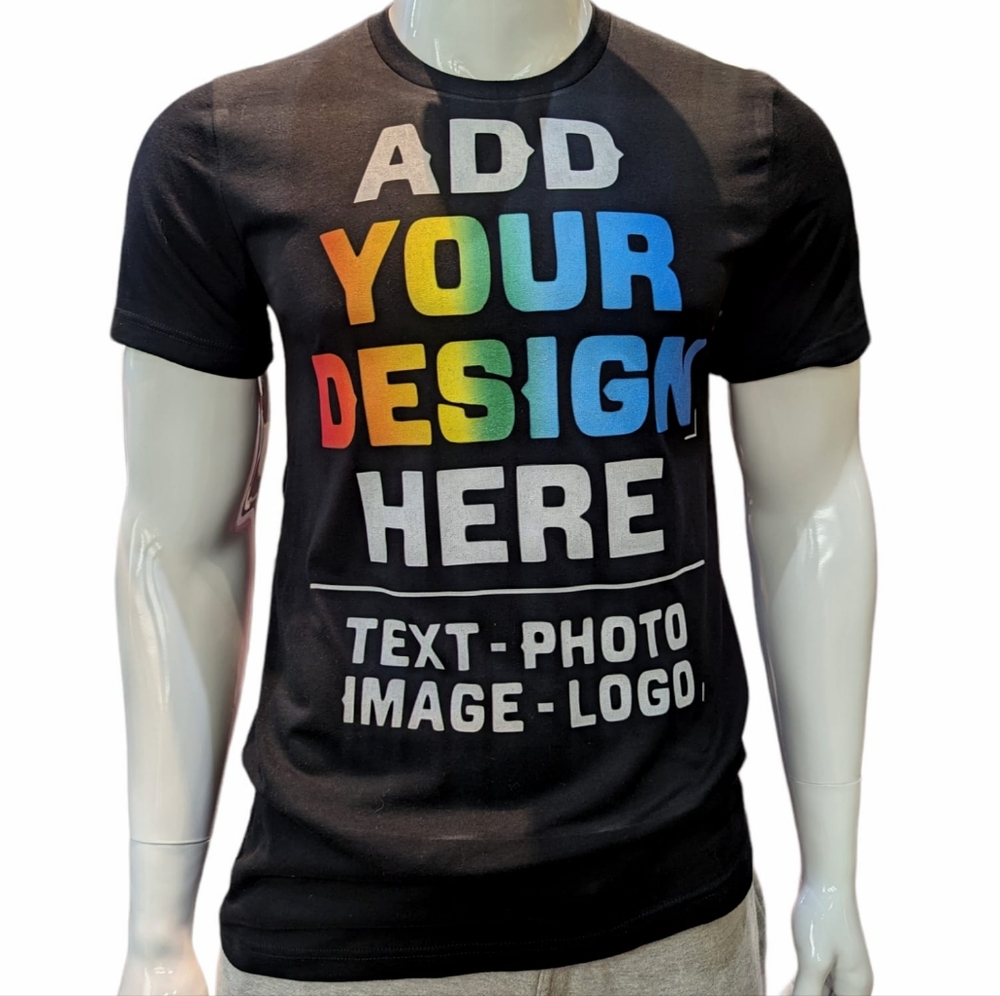 Custom Tshirt with Your Logo or Design Printed on Bella Canvas Unisex T-shirt